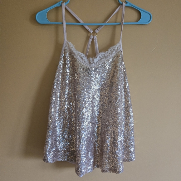 Almost Famous Sequen Camisole, S - Picture 1 of 6